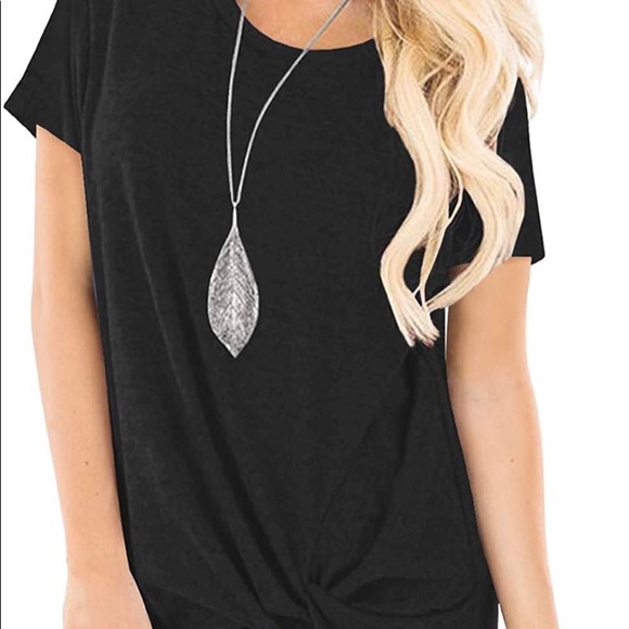 Women's Casual Shirts Twist Knot Tunics Tops -large size- (brand new in package) - Picture 4 of 6